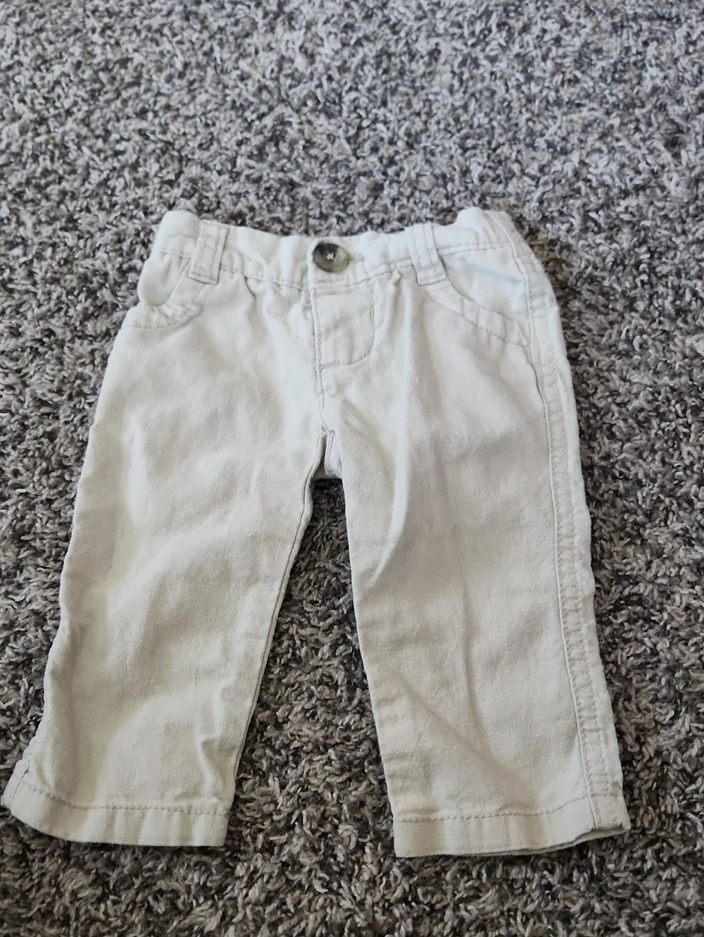Old Navy Cream/Tan Kids Cotton Twill Pants